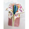 Trousse pot à crayons Envol Rose
